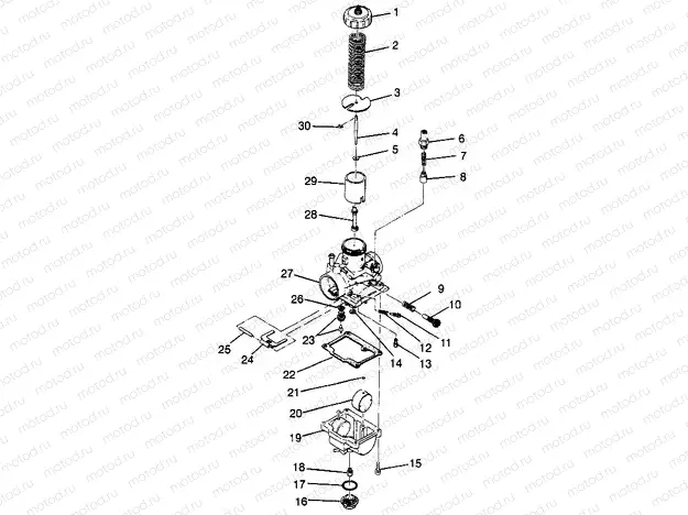 CARBURETOR (BLAZER) Trail Blazer W97BA25C (4940124012D005) | CARBURETOR (BLAZER) Trail Blazer W97BA25C (4940124012D005)