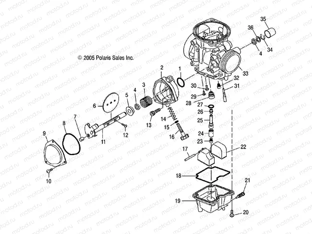 CARBURETOR | CARBURETOR, LOWER - A06GP50AA (4999201849920184C07)