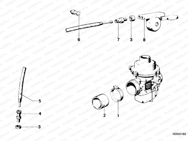 Carburetor-choke cable