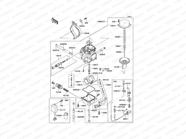 Carburetor(-LF400AE531713)