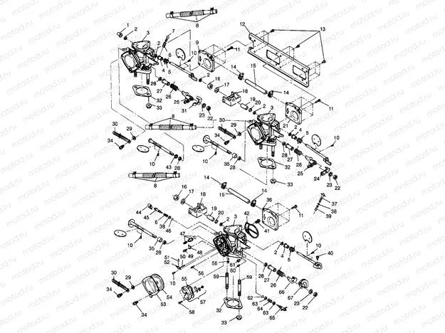CARBURETOR SLX 780 B964287 (4937443744C004) | CARBURETOR SLX 780 B964287 (4937443744C004)