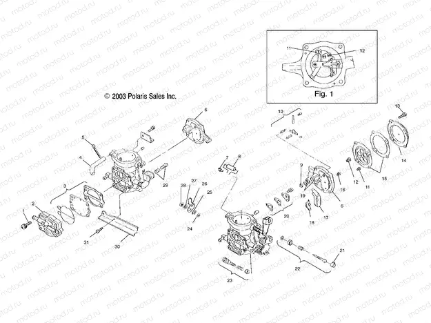 CARBURETOR - W045402DA (4990599059B11) | CARBURETOR - W045402DA (4990599059B11)