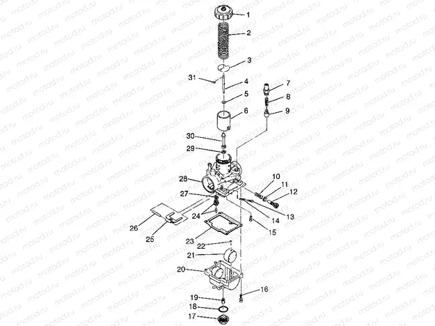 CARBURETOR - W98BC38C (4947254725d005) | CARBURETOR - W98BC38C (4947254725d005)