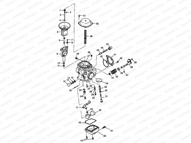 CARBURETOR - W98CH50A (4945714571d009) | CARBURETOR - W98CH50A (4945714571d009)