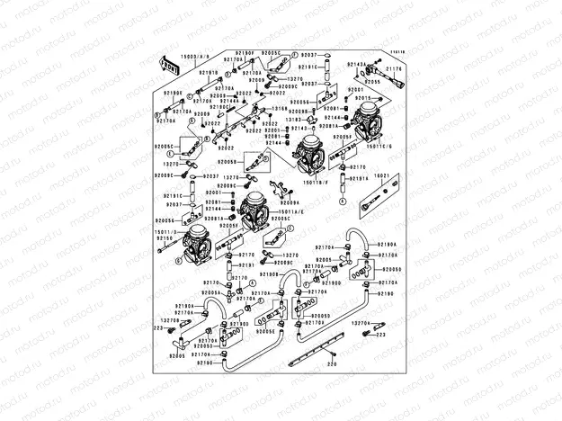 Carburetor(ZX900CE026342-)