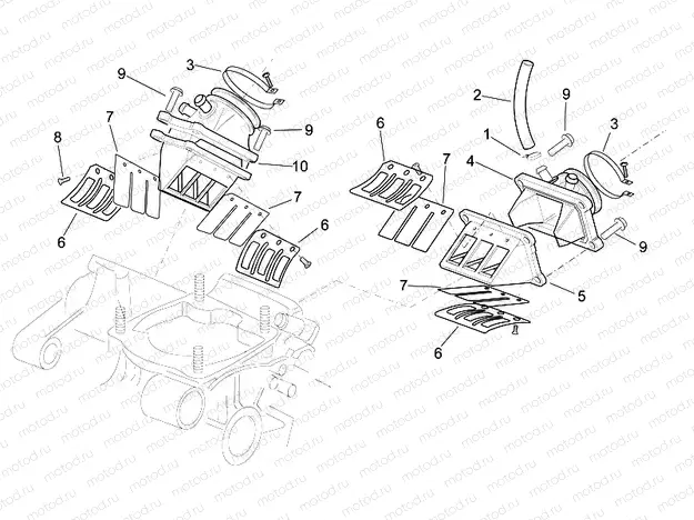 Carburettor flange