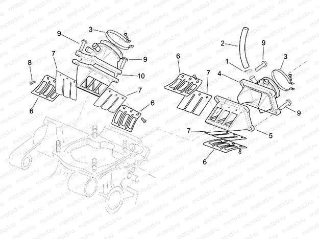 Carburettor flange
