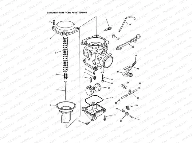 Carburettor Parts T1245050