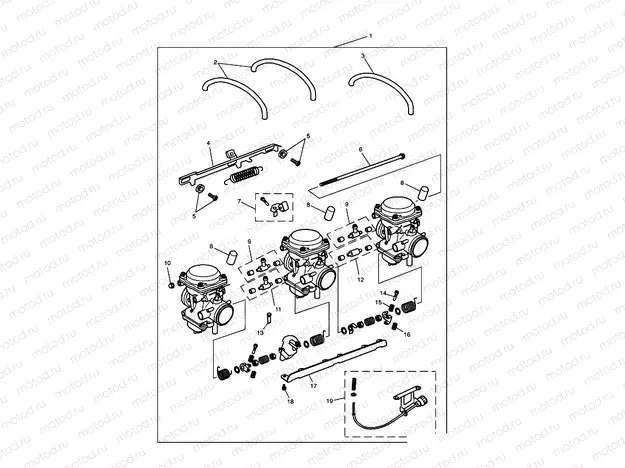 Carburettors 3 Cylinder - US CAL ENG NO 55616 »