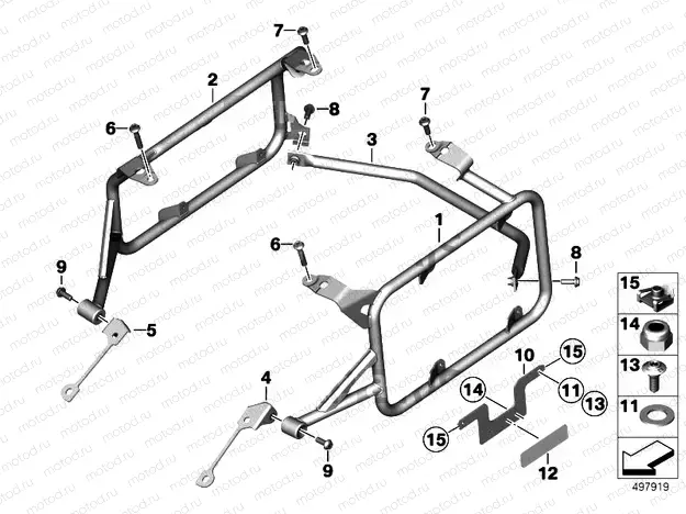 CASE HOLDER/MOUNTING PARTS