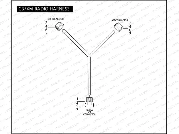 CB/XM RADIO HARNESS