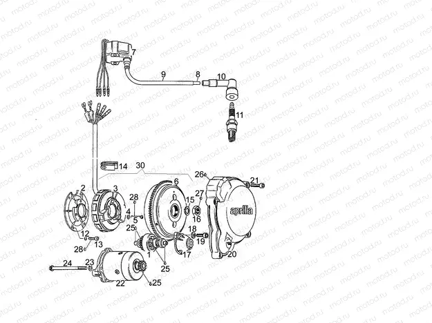 Cdi magneto assy