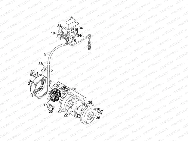 Cdi magneto assy