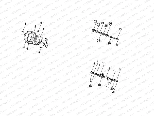 Cdi magneto assy
