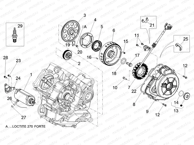 Cdi magneto assy / Ignition unit