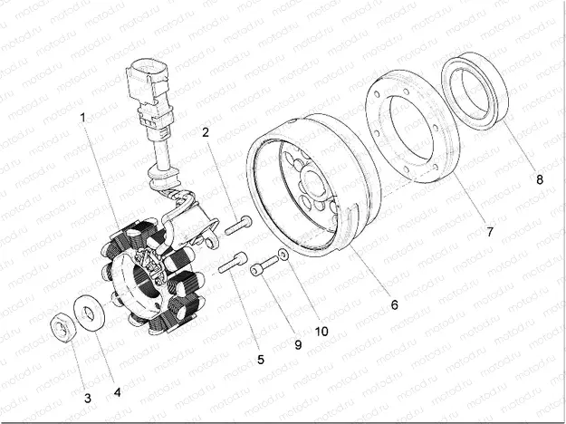 Cdi magneto assy / Ignition unit