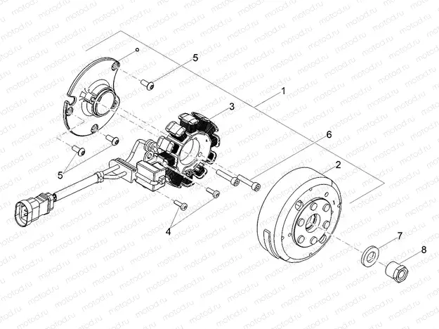 Cdi magneto assy / Ignition unit