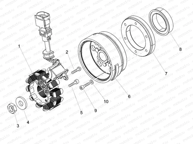 Cdi magneto assy / Ignition unit