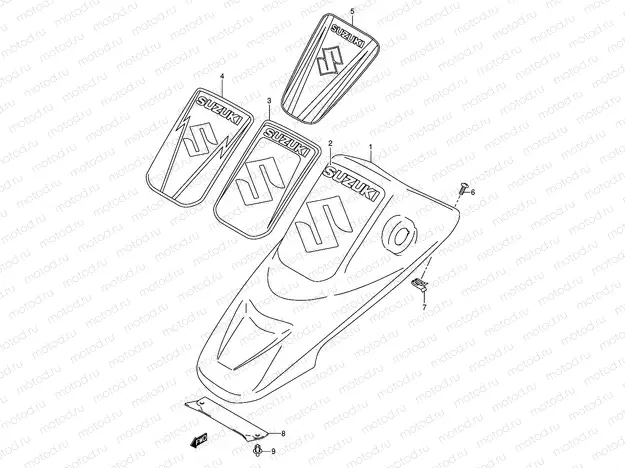 CENTER FENDER