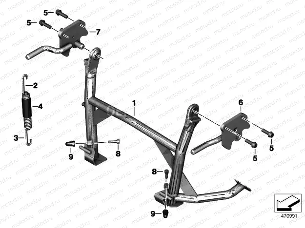 Center stand