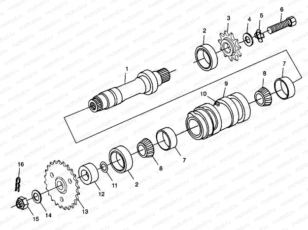 CENTER TIGHTENER - W98AC42A (4945214521C001) | CENTER TIGHTENER - W98AC42A (4945214521C001)