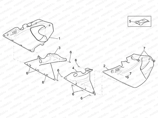 Central body - Fairings
