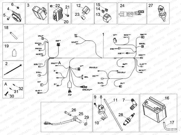 Central electrical system