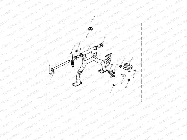 Centrestand Kit - > 763041