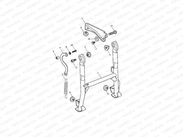 Centrestand - N A to Low Ride