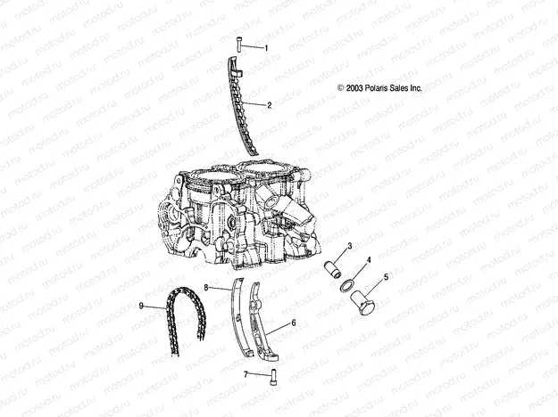CHAIN TENSIONER - W045305CA/IA/CB/IB/IE/CC/IC/CD/ID/IF (4990579057C05) | CHAIN TENSIONER - W045305CA/IA/CB/IB/IE/CC/IC/CD/ID/IF (4990579057C05)