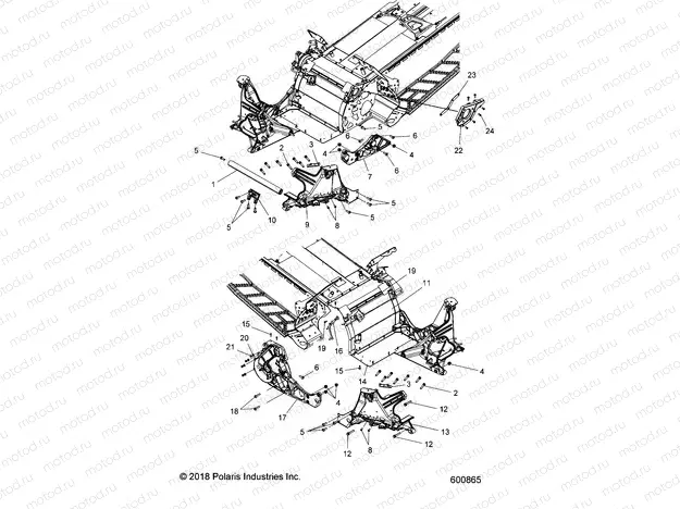 CHASSIS | CHASSIS, BULKHEAD ASM. - S20EEF6PSL/PEL (600865)
