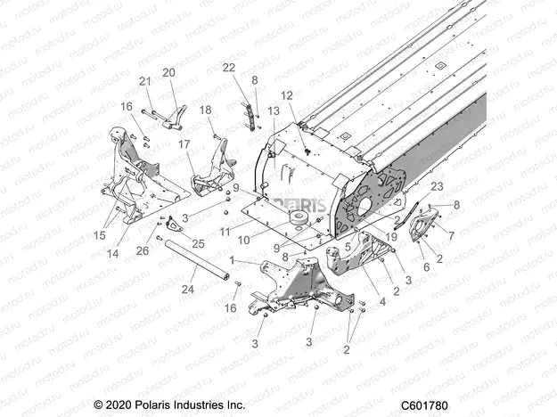 CHASSIS | CHASSIS, BULKHEAD ASM. - S23FJE9FS/9FE ALL OPTIONS (C016780)