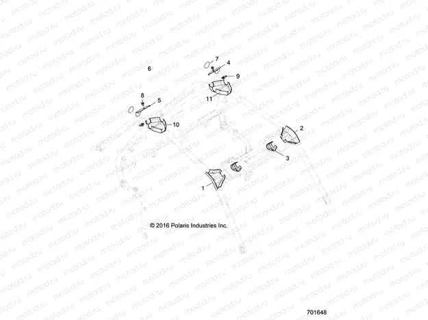 CHASSIS | CHASSIS, CAB FRAME ACCESSORIES - Z20NAS99CC (701648)