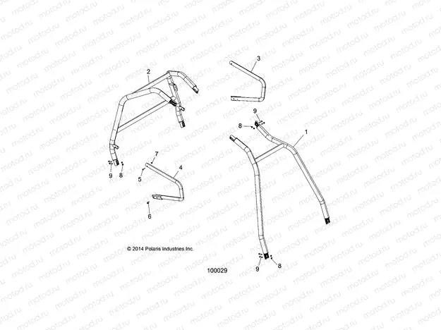 CHASSIS | CHASSIS, CAB FRAME AND SIDE BARS - A15DAH57EJ (100029)