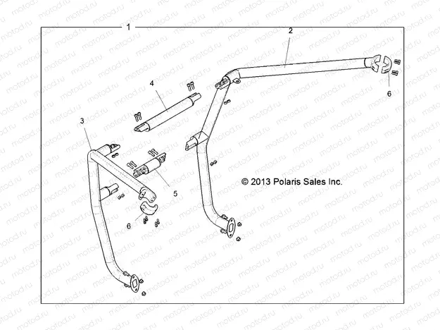 CHASSIS | CHASSIS, CAB FRAME EXTENSION KIT - R13VE7EAS (49RGREXTENSION13RZRS)