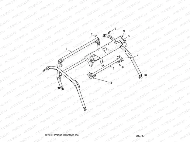 CHASSIS | CHASSIS, CAB FRAME - G20GAP99AM/BM (702717)