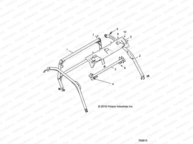 CHASSIS | CHASSIS, CAB FRAME - R16RGE99A7/AE/AV (700815)