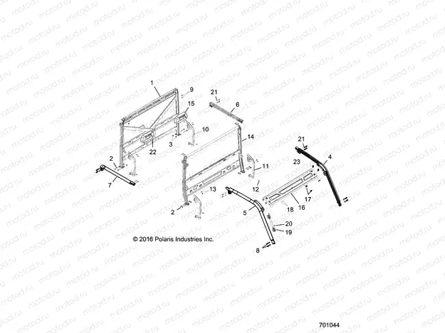 CHASSIS | CHASSIS, CAB FRAME - R17RVAD1N1 (701044)