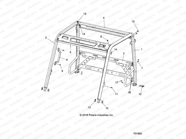 CHASSIS | CHASSIS, CAB FRAME - R20MAAE4G8/G9 (49RGRFRAME15EV)