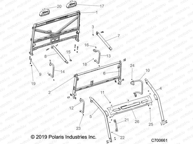 CHASSIS | CHASSIS, CAB FRAME - R21RSZ99A9/AC/AP/AW/B9/BC/BP/BW (C700661)