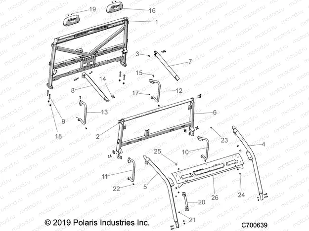 CHASSIS | CHASSIS, CAB FRAME - R22RSE99NM (C700639)