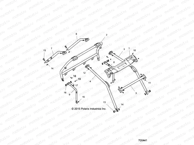 CHASSIS | CHASSIS, CAB FRAME - Z16VDE92AE/AH/AV/AS/AW/N8 (700441)