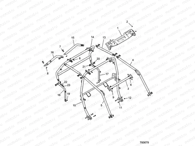 CHASSIS | CHASSIS, CAB FRAME - Z18VFE92NB/NU (700679)
