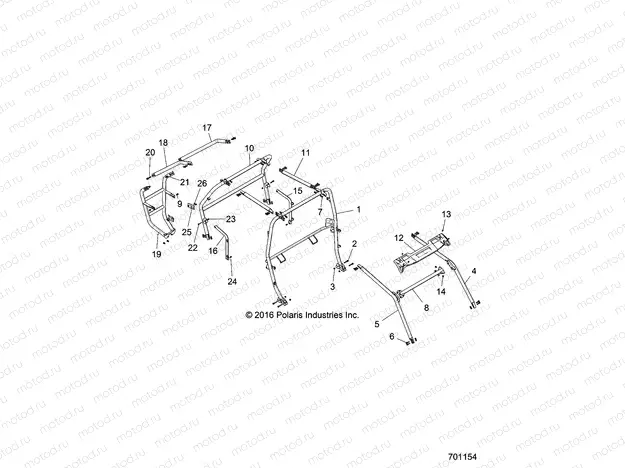 CHASSIS | CHASSIS, CAB FRAME - Z20A4E99AH/LH (700899)