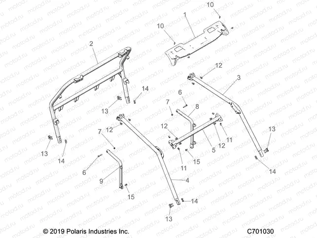 CHASSIS | CHASSIS, CAB FRAME - Z20ASA87B2/E87BH/BW/LW (C701030)