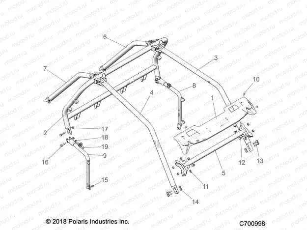 CHASSIS | CHASSIS, CAB FRAME - Z20NAE92AL/AR/BL/BR/F92AL/AR (C700998)