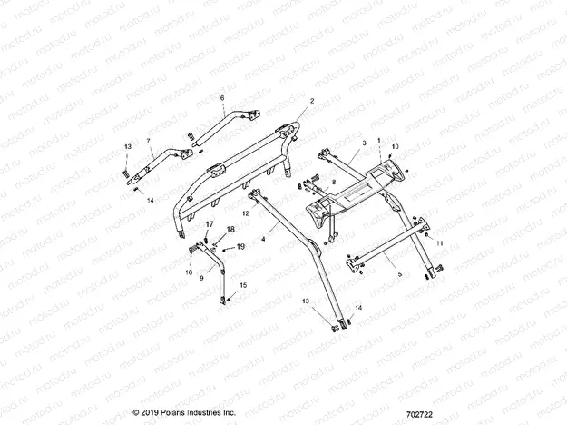 CHASSIS | CHASSIS, CAB FRAME - Z20NAE99FC/E99NC/S99CC/S99FC (702722)