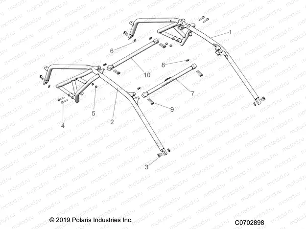 CHASSIS | CHASSIS, CAB FRAME - Z20RAB92AC/BC/AR/BR/D92AC/BC/AR/BR (C0702898)