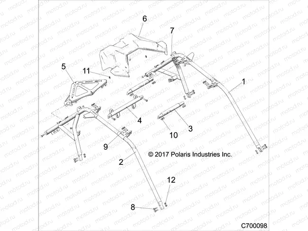 CHASSIS | CHASSIS, CAB FRAME - Z22S1E99AL/BL (C700098)