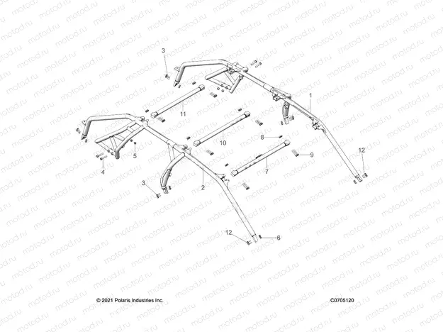 CHASSIS | CHASSIS, CAB FRAME - Z23G4D92AL/BL/AE/BE (C0705120)